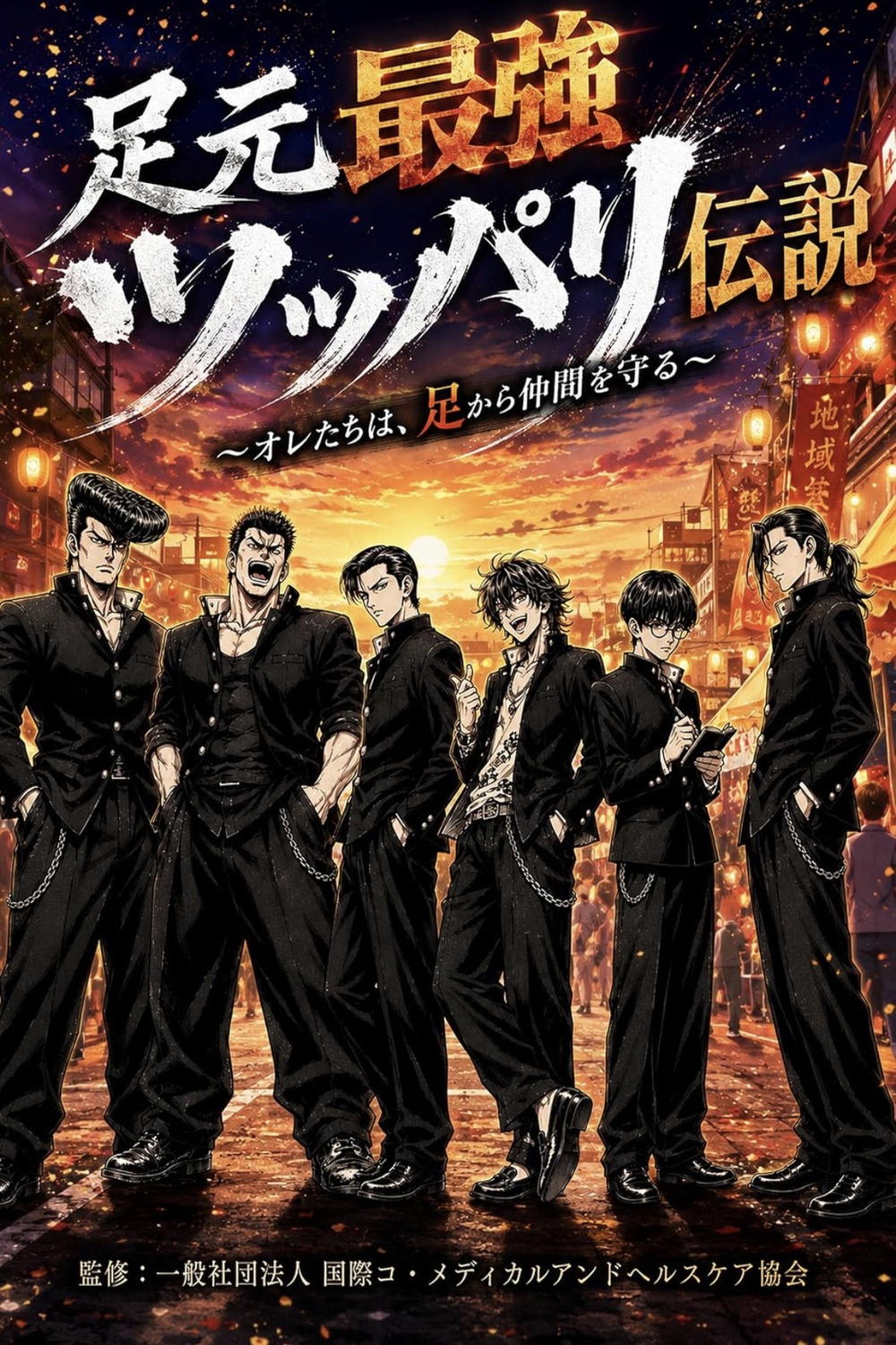 『足元最強 ツッパリ伝説』の表紙