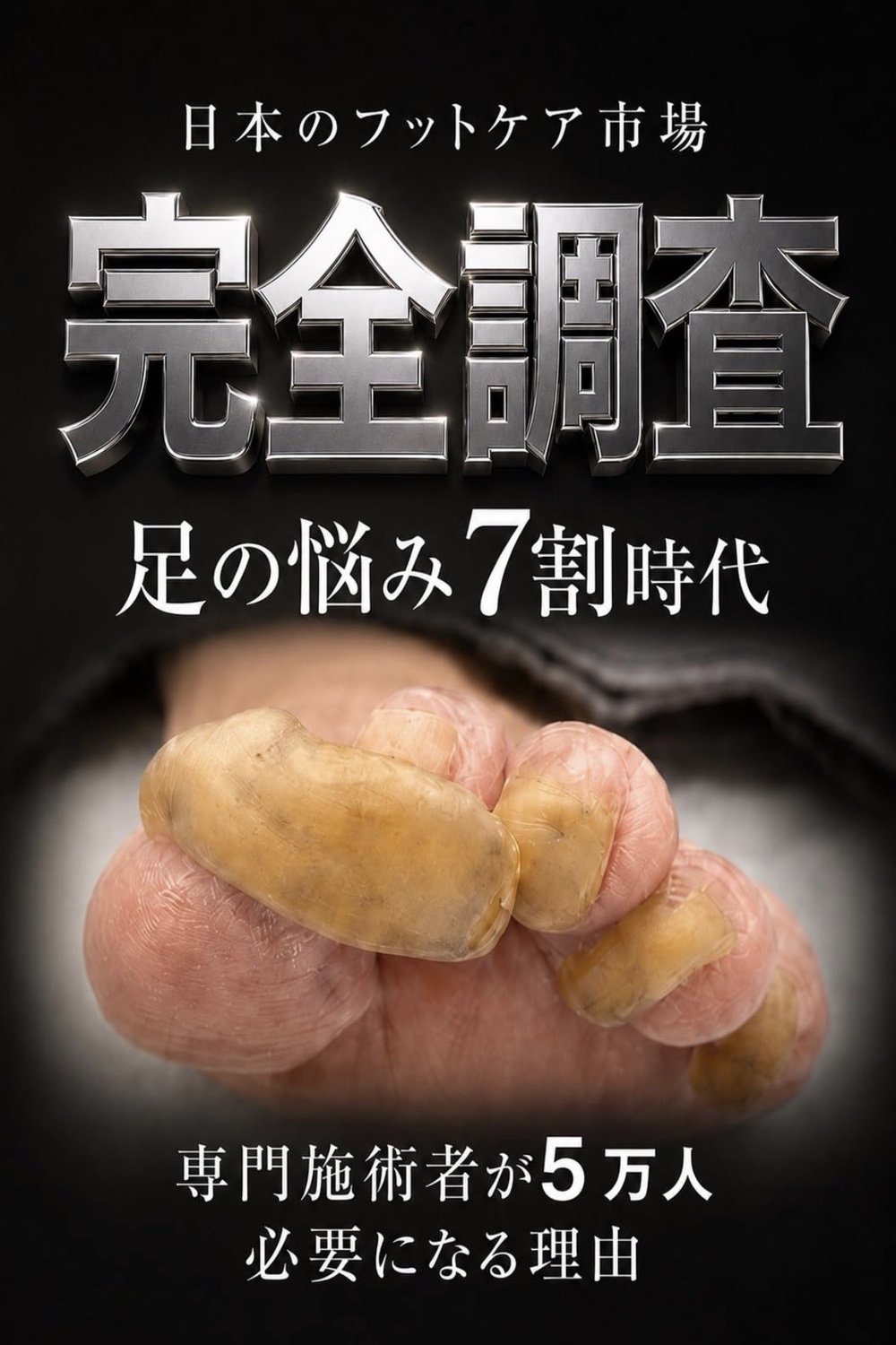 『日本のフットケア市場 完全調査』の表紙